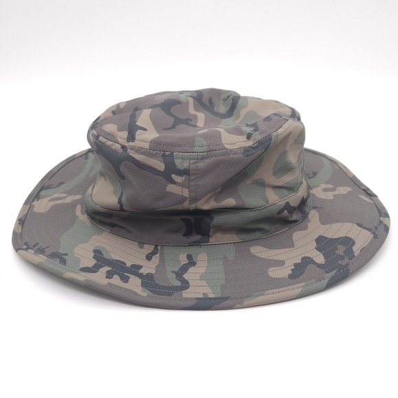 Hurley Back Country Boonie Hat Fishing Floatable Bucket Hat Camo Hiking One Size - Picture 1 of 5